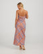 KIERA MAXI DRESS - PEACHY CHECK