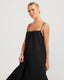 CHARLIE HOLIDAY CLEMENTINE MAXI DRESS - BLACK