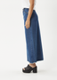 CHICHI DENIM MIDI SKIRT - AUTHENTIC BLUE