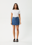 AFENDS GEORGIA DENIM SKIRT - AUTHENTIC BLUE