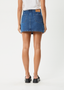 AFENDS GEORGIA DENIM SKIRT - AUTHENTIC BLUE