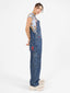 PLAYTIME CARGO DENIM OVERALL - WORN BLUE RINSE