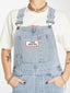 WORSHIP DOUBLE KNEE DENIM OVERALL - DIRTY TRADE BLUE