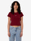 THRILLS MINIMAL THRILLS MINI TEE - CABERNET