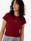 THRILLS MINIMAL THRILLS MINI TEE - CABERNET