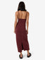 THRILLS RIB SEAM DRESS - DARK CHERRY