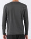 T&C CHECKER L/S SURF TEE UPF 50+ - BLACK HEATHER