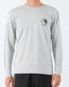 T&C CHECKER L/S SURF TEE UPF 50+ - GREY HEATHER