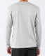 T&C CHECKER L/S SURF TEE UPF 50+ - GREY HEATHER