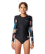 O'NEILL GIRLS BAHIA LYCRA BACK ZIP LONG SLEEVE SURFSUIT - BALMY NIGHTS