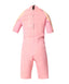 O'NEILL GIRLS TODDLER REACTOR BACK ZIP SHORT SLEEVE SPRING 2MM - PINK