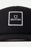 BRIXTON ALPHA BLOCK X C MP MESH CAP - BLACK