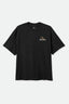 BRIXTON INWOOD SHORT SLEEVE STANDARD TEE - BLACK