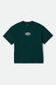 LARGO HEAVY WEIGHT RELAXED TEE - DEEP EMERALD