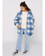 SISSTREVOLUTION MARBELLA LS OVERSHIRT - BLUE FOG