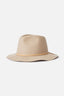 BRIXTON WESLEY FEDORA - LIGHT TAN