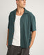 RHYTHM RELAXED TEXTURE SS SHIRT - TEAL