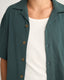 RHYTHM RELAXED TEXTURE SS SHIRT - TEAL