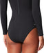 O'NEILL SALINA PREMIUM BACK ZIP LONG SLEEVE UV SURFSUIT - BLACK