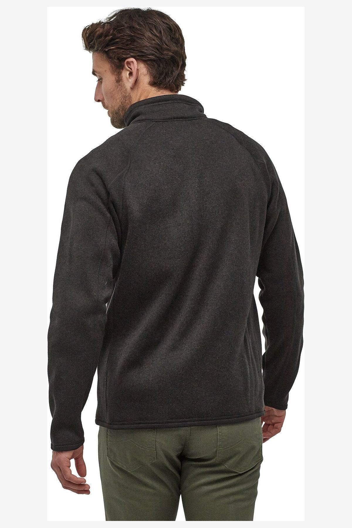 BETTER SWEATER 1 4 ZIP BLACK Mount Surf Shop